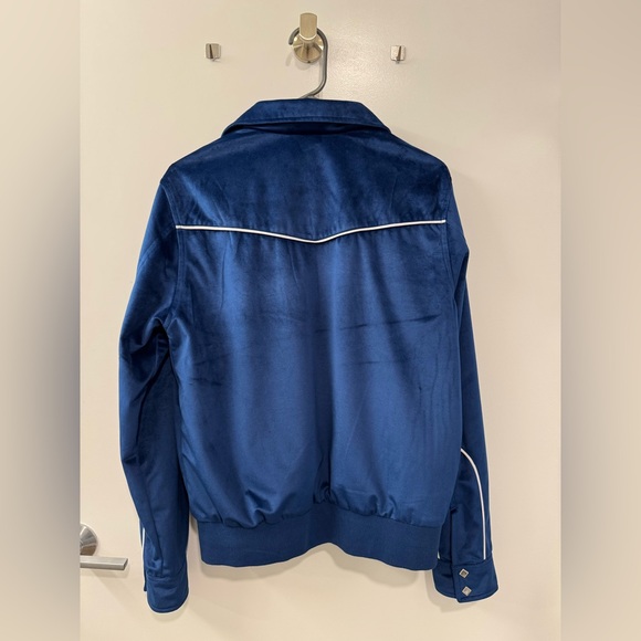 Straight To Hell, Blue Velvet Western Jacket, Size Medium - Picture 4 of 4